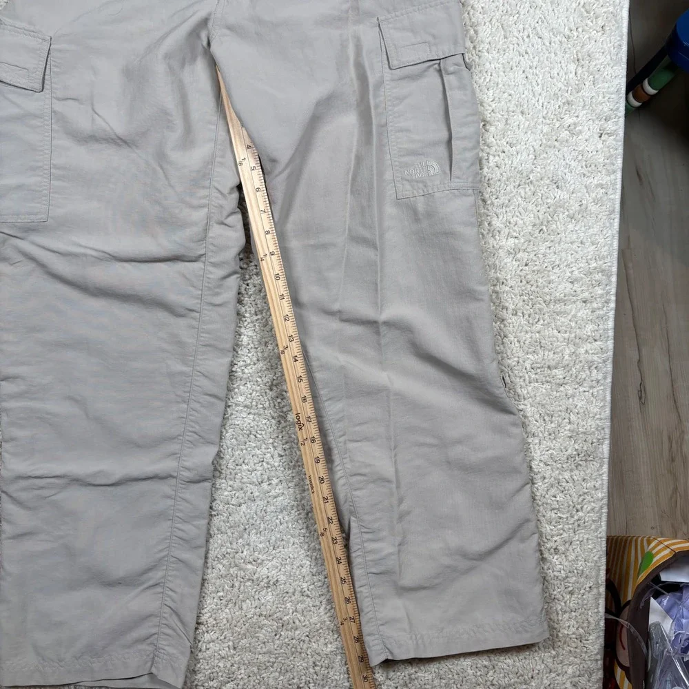 The North Face Mens Cargo Pants Khaki Utility Pockets Hiking Outdoor Size 36‎